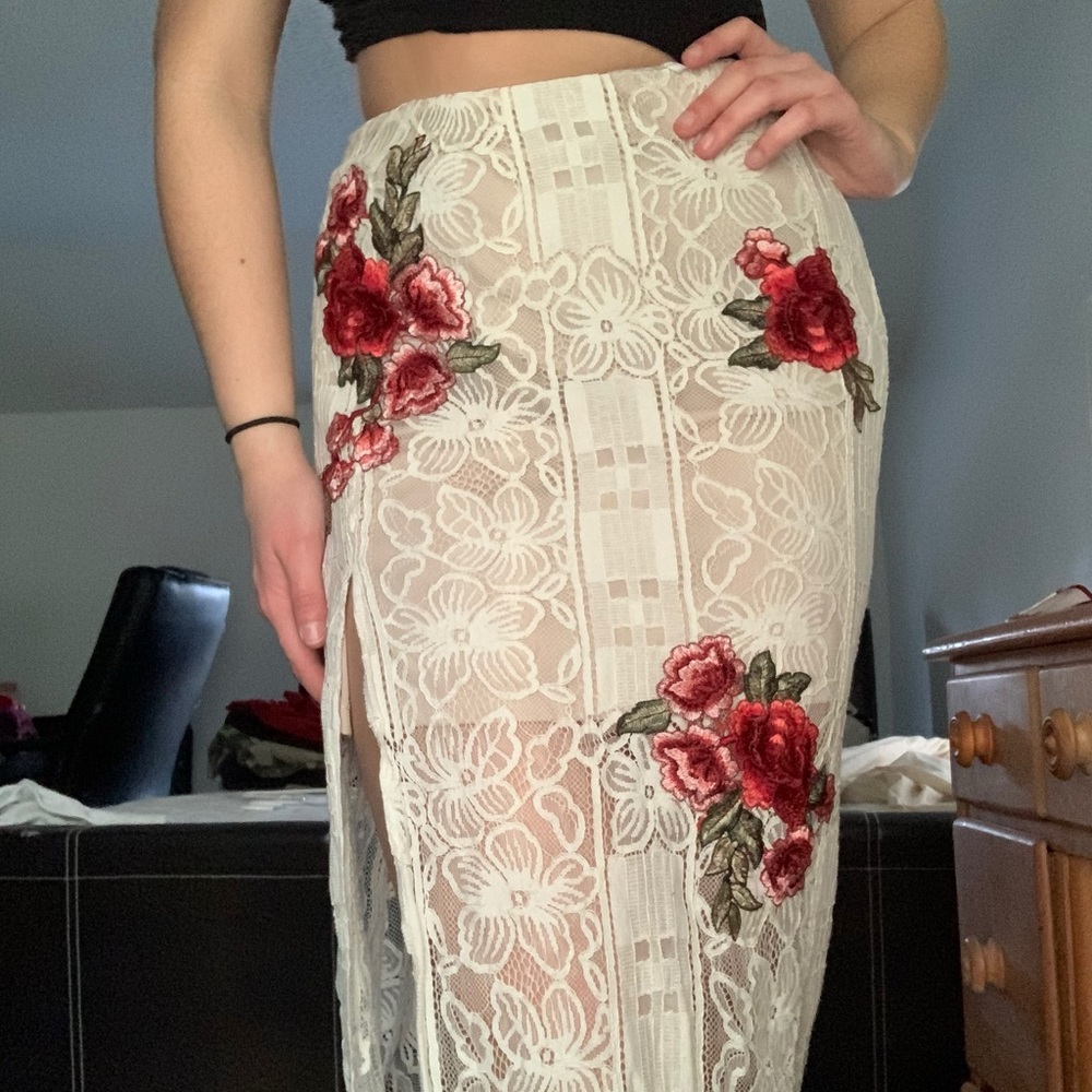 lulu’s maxi skirt